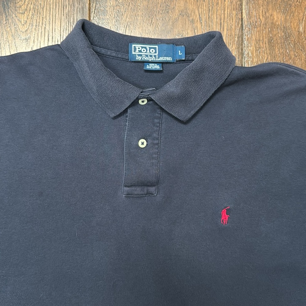 Polo by Ralph Lauren Navy Blue Polo Shirt Men’s L.
